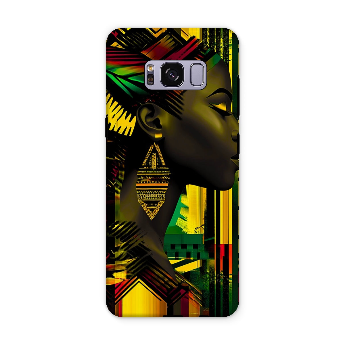 African Print Empress  Tough Phone Case - D'Sare