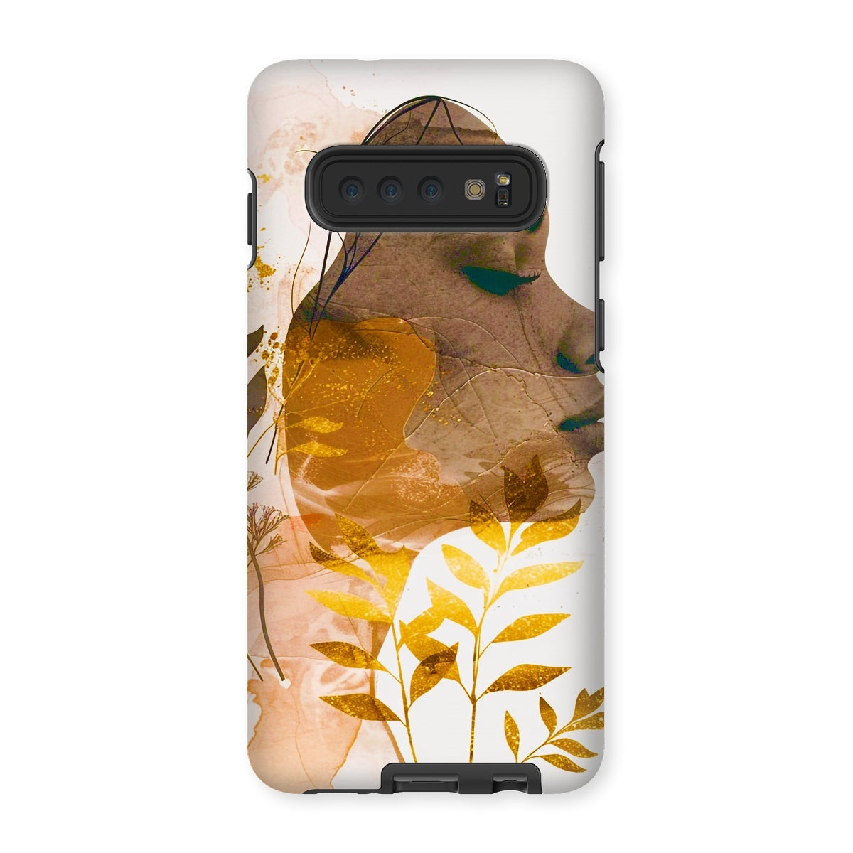 Golden Harmony Silhouette  Tough Phone Case - D'Sare