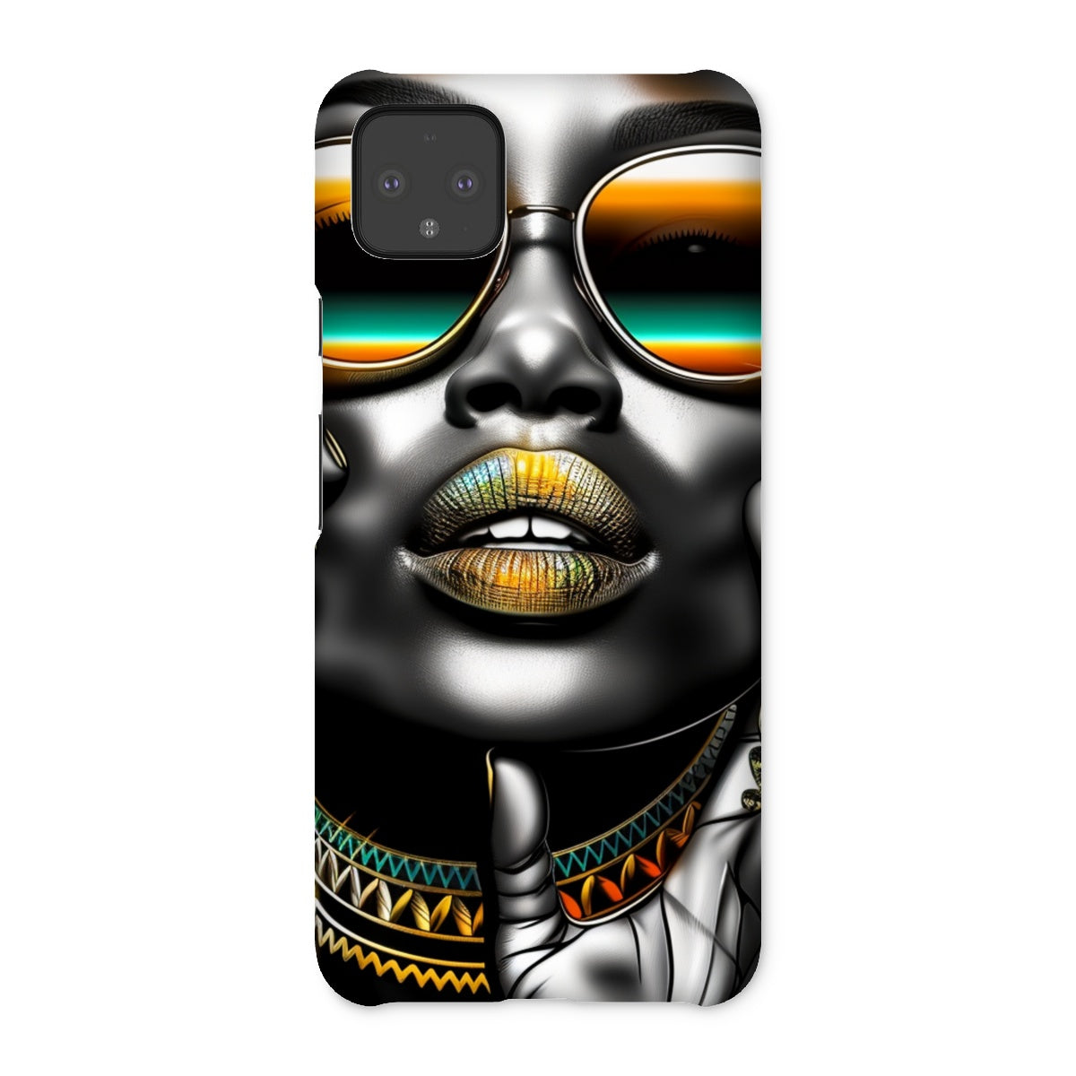 Vibrant Flow Girl Snap Phone Case - D'Sare