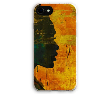 Golden Afrocentric Silhouette Eco Phone Case - D'Sare