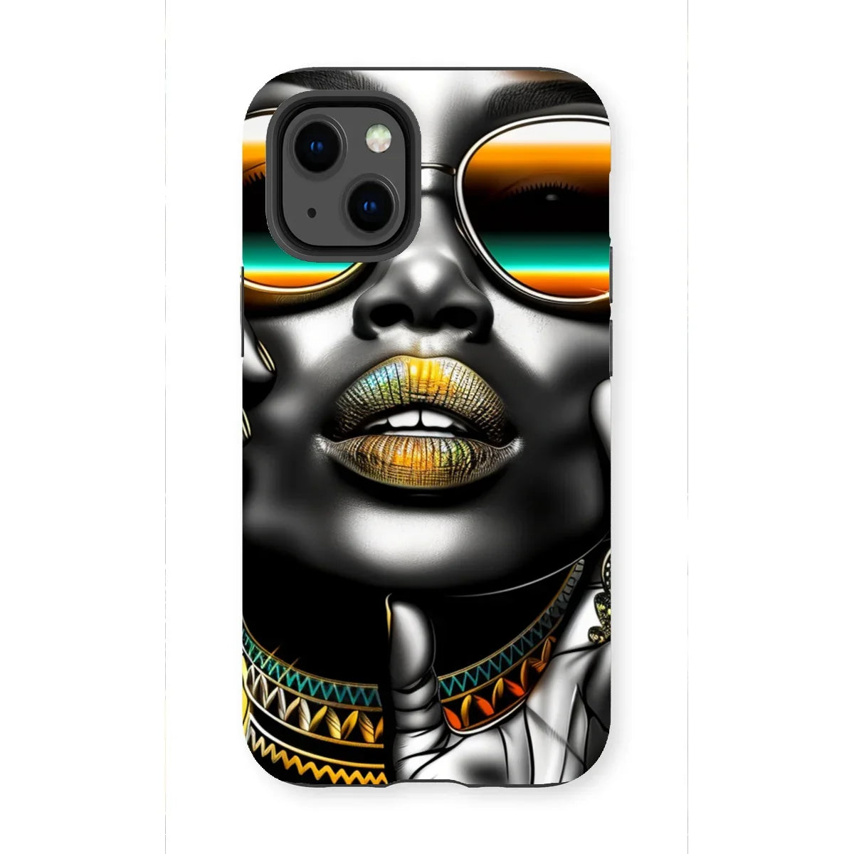 Vibrant Flow Girl Tough Phone Case - D'Sare