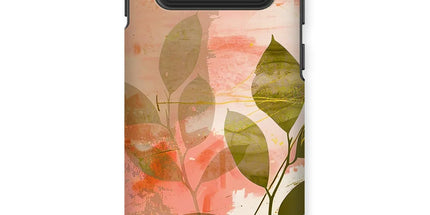 Peach Golden Leafy Escape Phone Case by Prodigi