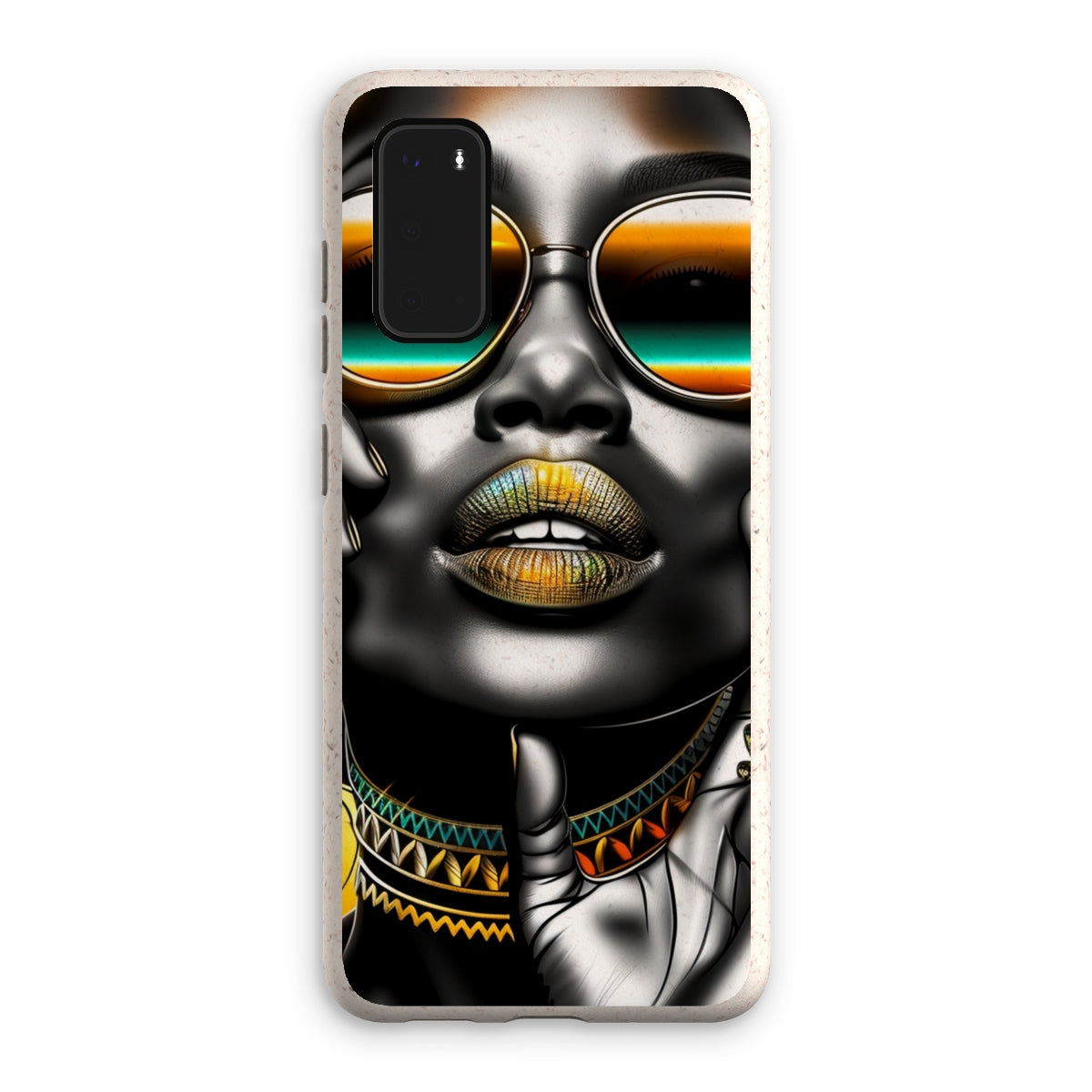 Vibrant Flow Girl Eco Phone Case - D'Sare