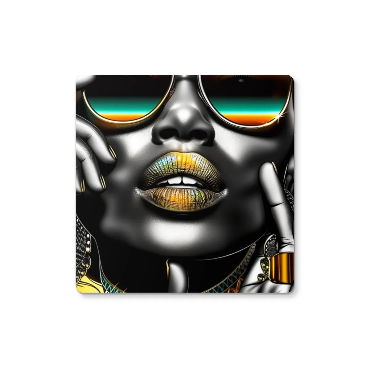 Vibrant Flow Girl Coaster - D'Sare