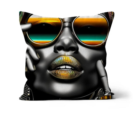 Vibrant Flow Girl Cushion - D'Sare