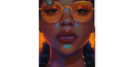 Solar Flare Radiant Soul Beautiful Black Girl Snap Phone Case by Prodigi