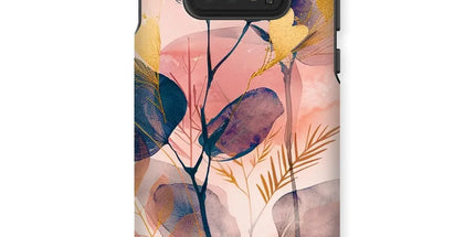 Peachy Golden Flora Escape Tough Phone Case by Prodigi