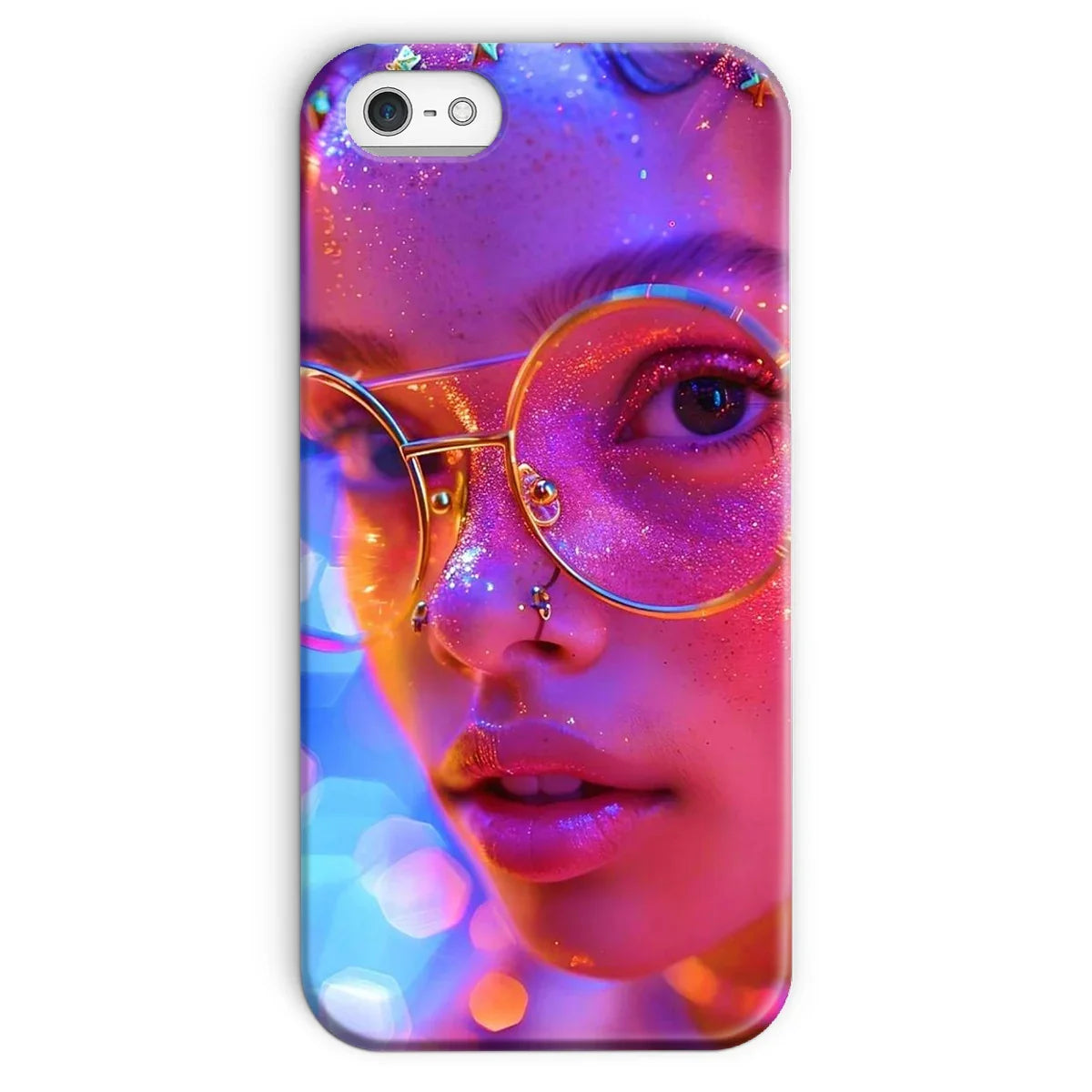 Woman Cosmic Radiance Dreamy Stardust  Snap Phone Case - D'Sare