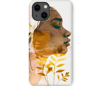 Golden Harmony Silhouette 06 Snap Phone Case - D'Sare