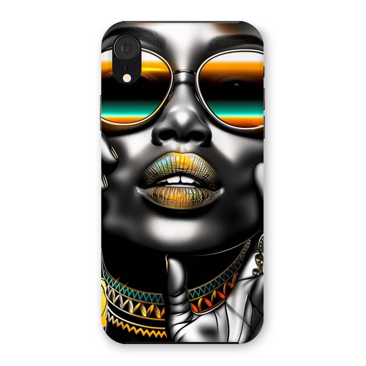 Vibrant Flow Girl Snap Phone Case - D'Sare