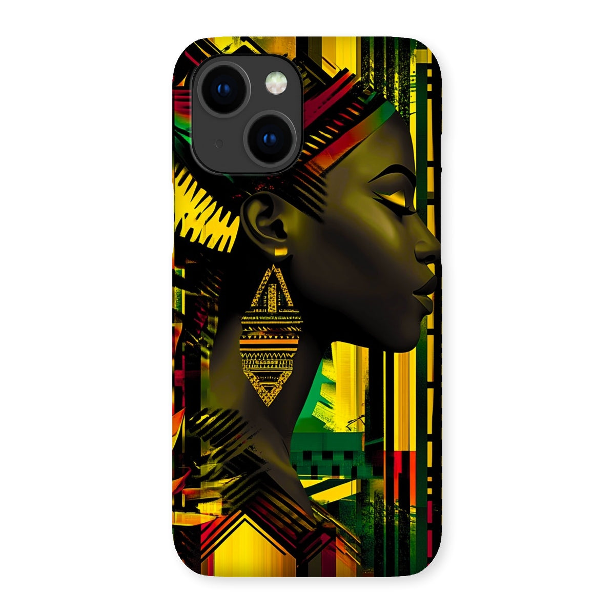 African Print Empress  Snap Phone Case - D'Sare