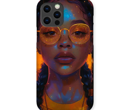 Solar Flare Radiant Soul  Beautiful Black Girl  Snap Phone Case - D'Sare