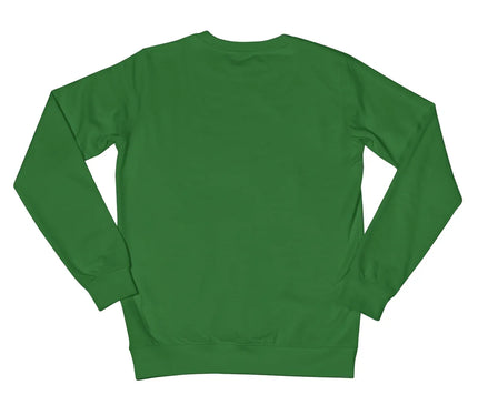 African Print Red Green Yellow Twin Energy  Crew Neck Sweatshirt - D'Sare