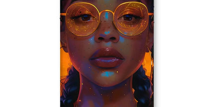 Solar Flare Radiant Soul Beautiful Black Girl Snap Phone Case by Prodigi