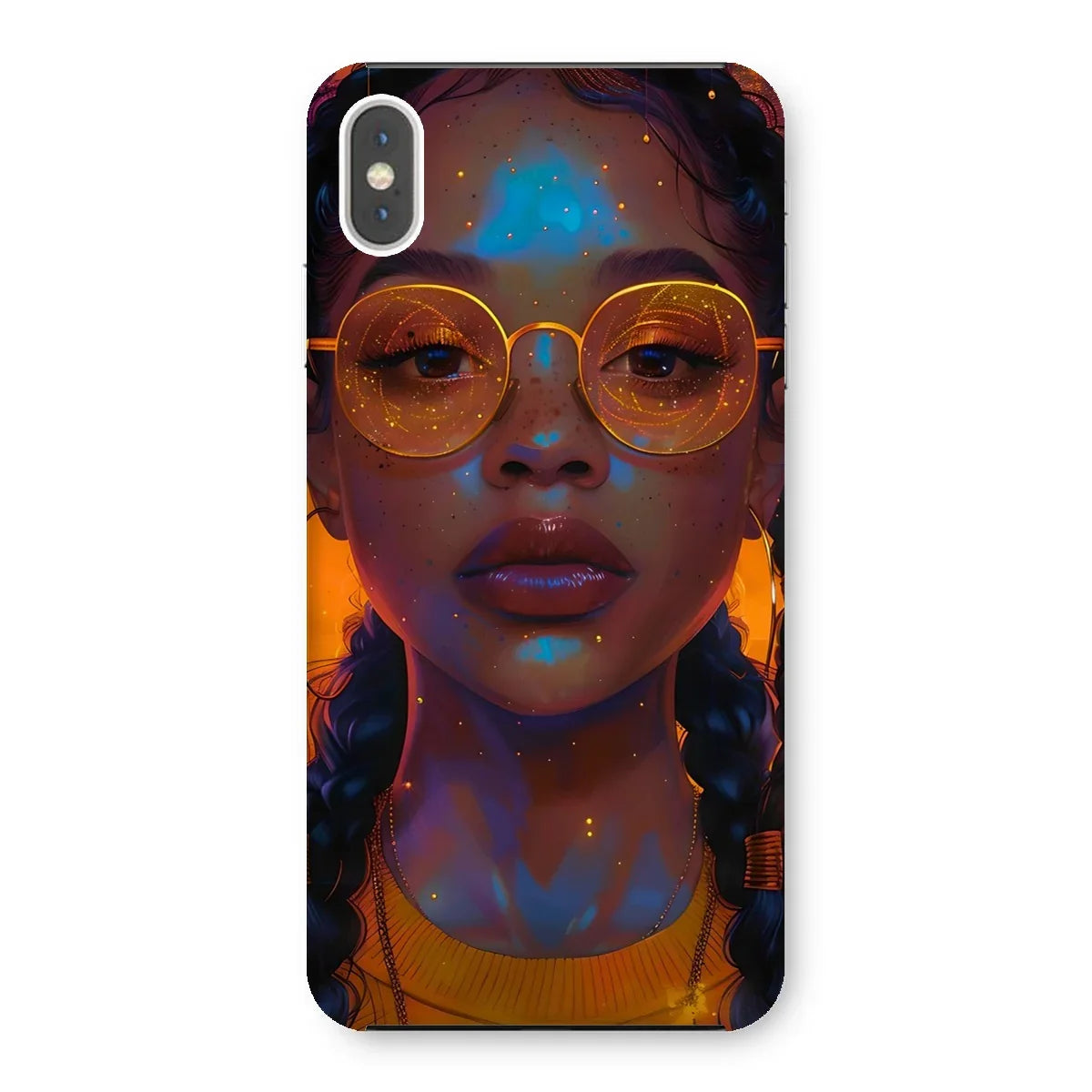 Solar Flare Radiant Soul  Beautiful Black Girl  Snap Phone Case - D'Sare