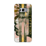 Echoes of Life: Afrocentric Meditation Peach and Gold Abstract Art Eclectic  Tough Phone Case