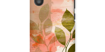 Peach Golden Leafy Escape Phone Case by Prodigi