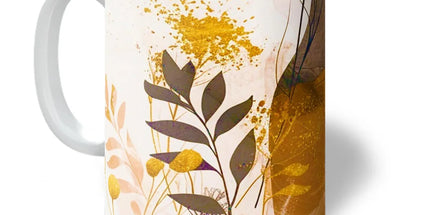 Golden Harmony Silhouette 06 Mug by Prodigi