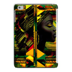 Abstract Red and Green Black Queen Fusion Tablet Cases