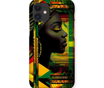 Red and Green Black Queen Fusion Snap Phone Case