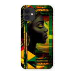 Abstract Red and Green Black Queen Fusion Snap Phone Case