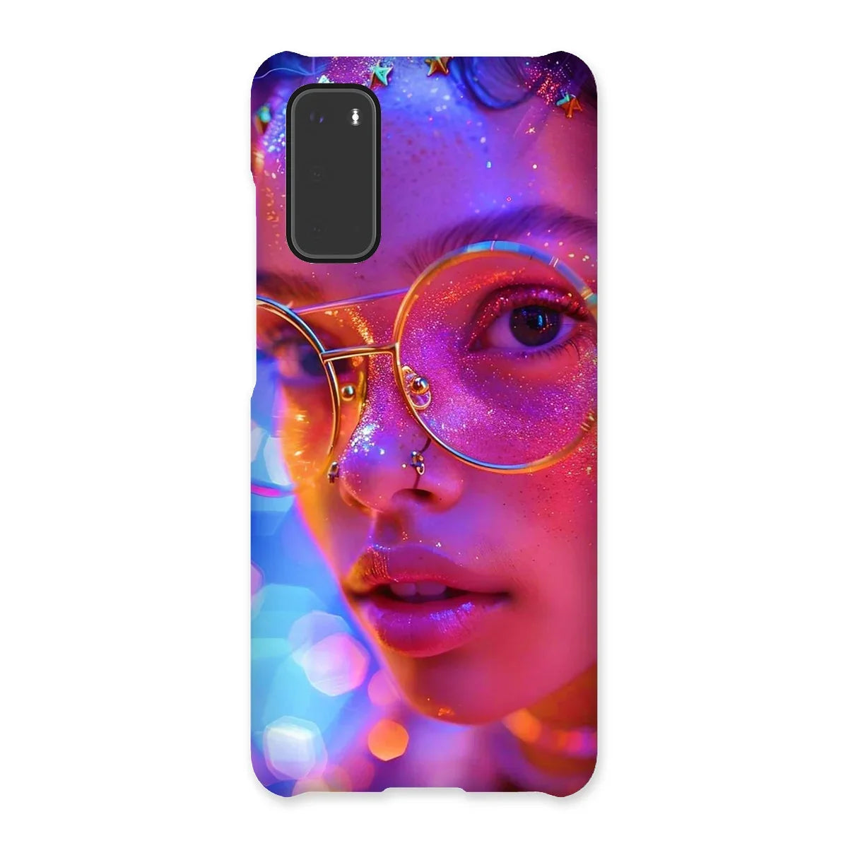 Woman Cosmic Radiance Dreamy Stardust  Snap Phone Case - D'Sare