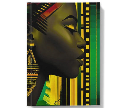 African Print Empress  Hardback Journal - D'Sare