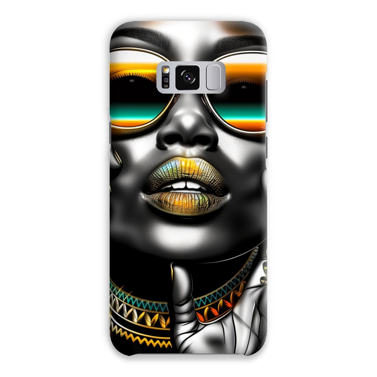 Vibrant Flow Girl Snap Phone Case - D'Sare