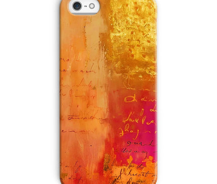 Warm Amber Seranade Snap Phone Case Eclectic Art - D'Sare