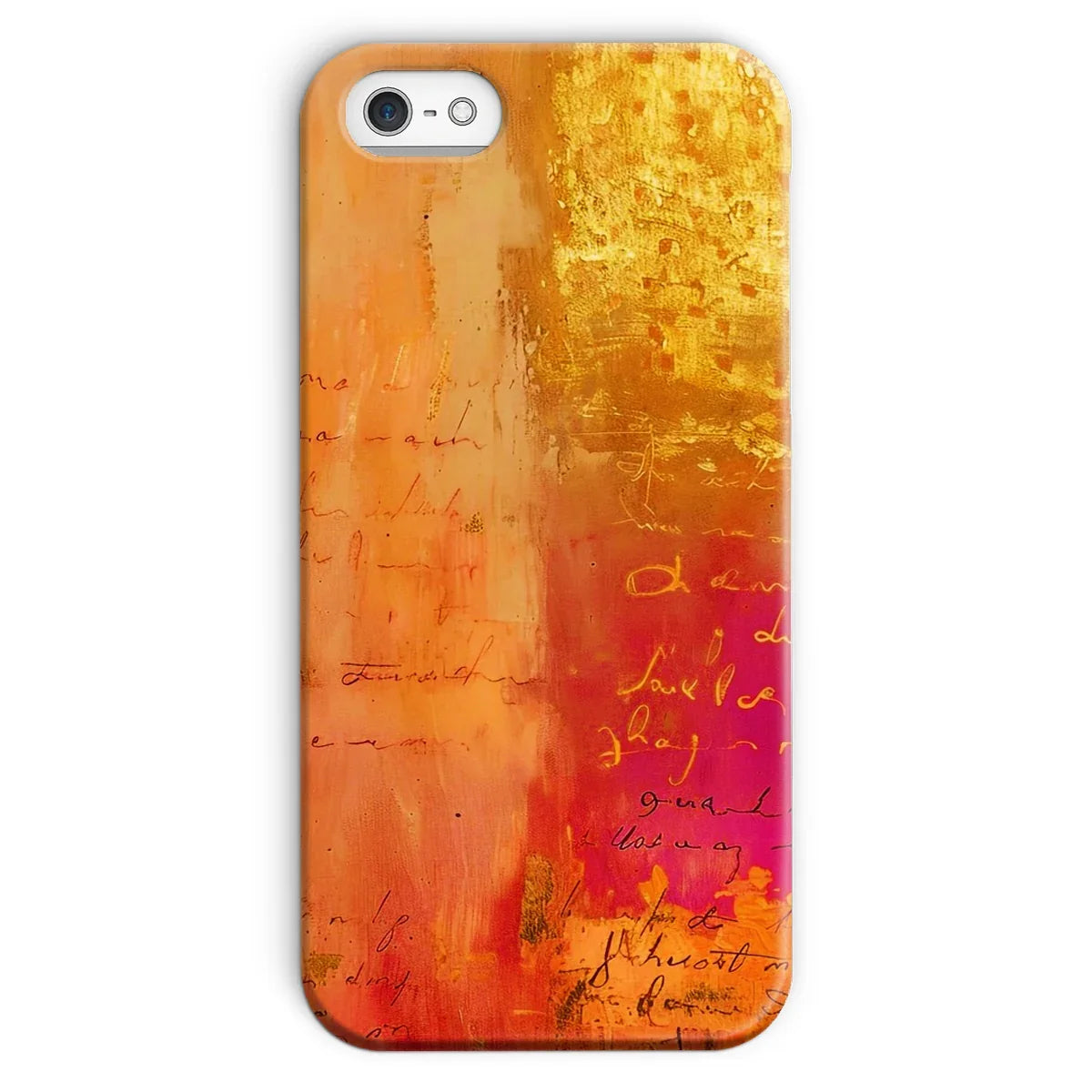 Warm Amber Seranade Snap Phone Case Eclectic Art - D'Sare