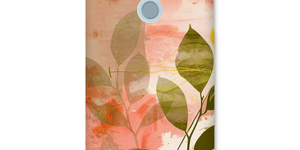Peach Golden Leafy Escape Snap Phone Case by Prodigi