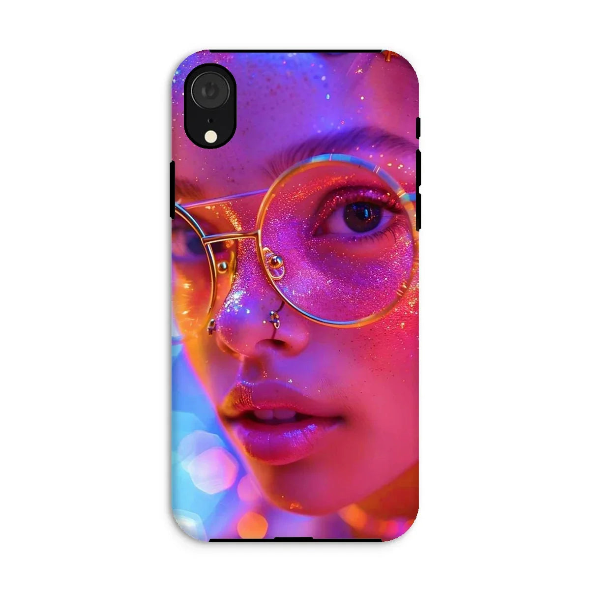 Woman Cosmic Radiance Dreamy Stardust  Tough Phone Case - D'Sare