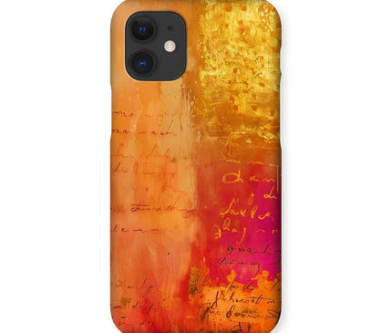 Warm Amber Seranade Snap Phone Case Eclectic Art - D'Sare