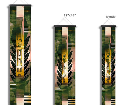 Echos of Duality Golden Pink Reflection Wall Height Chart