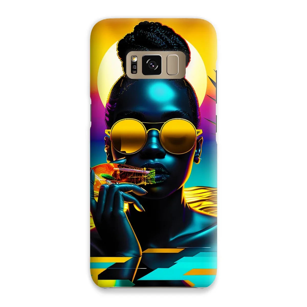 Tropical Sunset Dreams : Neon Vibes  Snap Phone Case - D'Sare