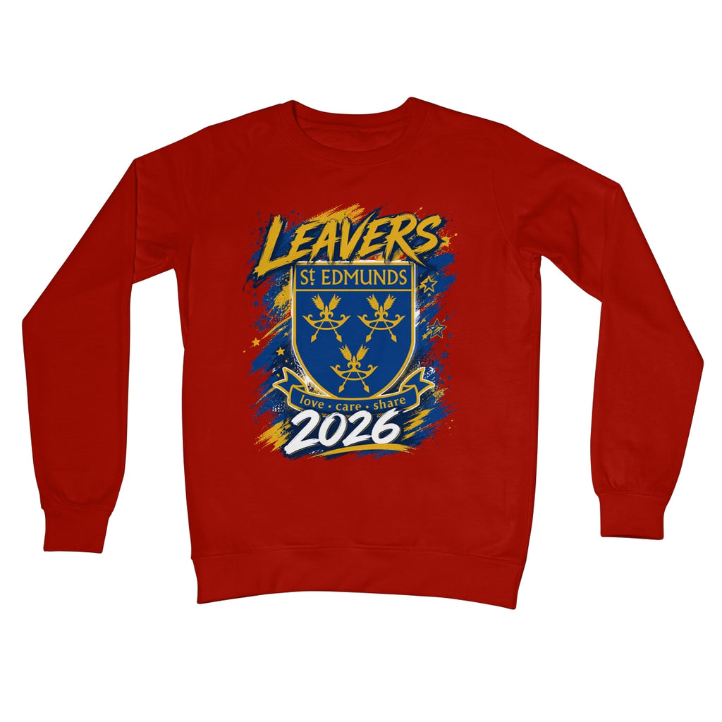 St Edmunds School Leavers 2026 Crew Neck Sweatshirt by Prodigi