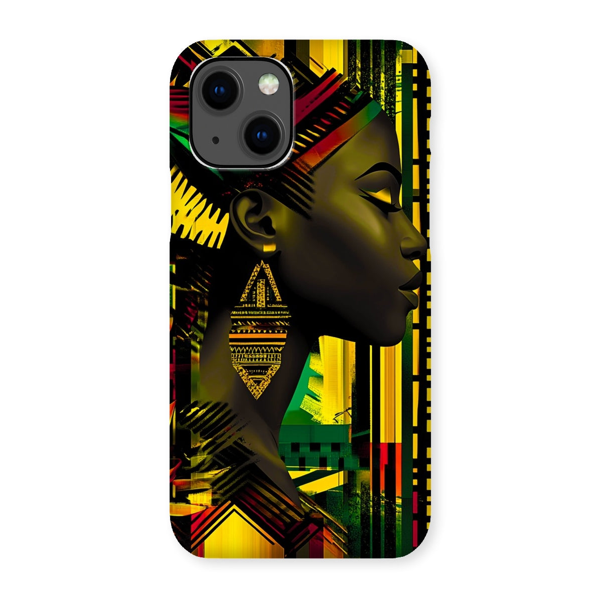 African Print Empress  Snap Phone Case - D'Sare