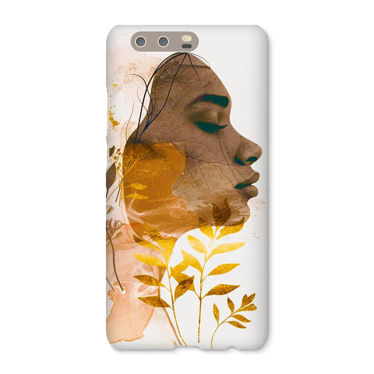 Golden Harmony Silhouette 06 Snap Phone Case - D'Sare