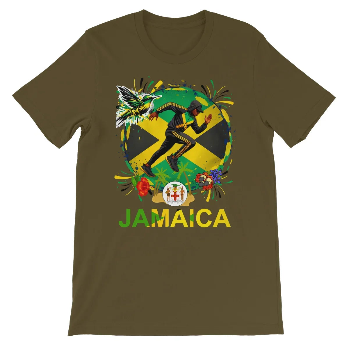 Jamaica Love Graffiti  Unisex Short Sleeve T-Shirt - D'Sare