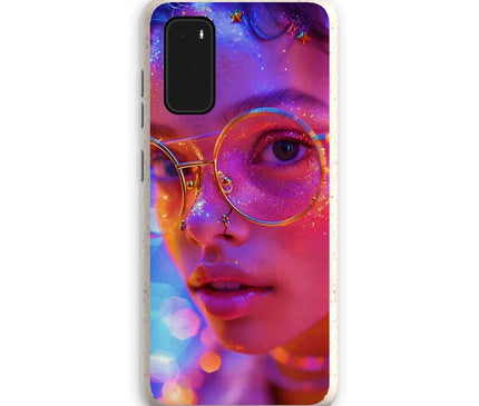 Woman Cosmic Radiance Dreamy Stardust  Eco Phone Case - D'Sare