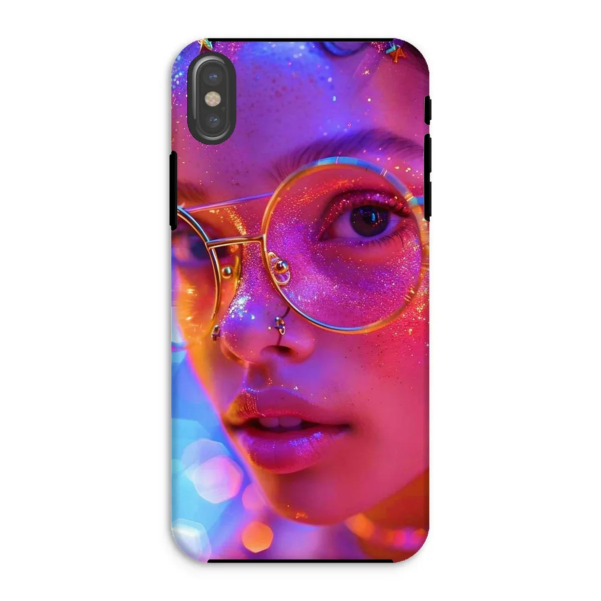 Woman Cosmic Radiance Dreamy Stardust  Tough Phone Case - D'Sare