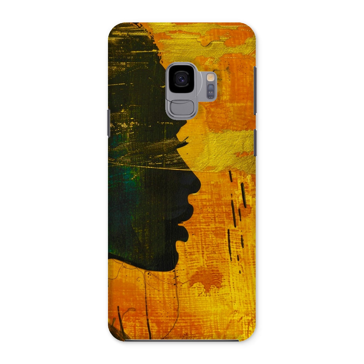 Golden Afrocentric Silhouette Snap Phone Case - D'Sare