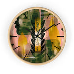 Echoes of Life Eclectic Abstract Art Wall Clock - D'Sare