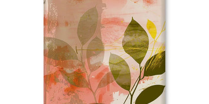 Peach Golden Leafy Escape Tablet Cases by Prodigi