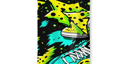 Electric Kicks Art: Urban Pop Art Explosion, Graffiti Towel by Prodigi