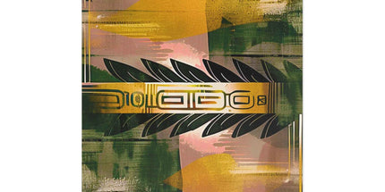 Fine Art Postcards — Echos of Duality: Golden Pink Reflection Classic Postcard