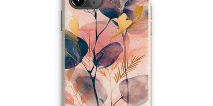 Peachy Golden Flora Escape Eco Phone Case by Prodigi