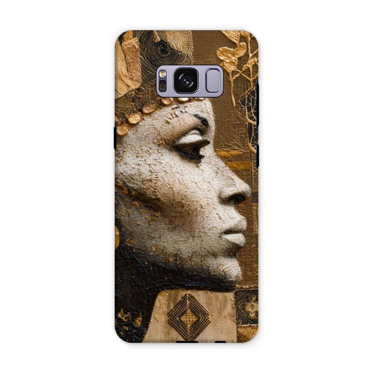 Afrocentric Golden Empress Dual Layer Tough Phone Case
