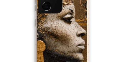 Afrocentric Golden Empress Eco Phone Case by Prodigi