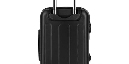 Golden Afrocentric Silhouette Suitcase - Stylish Luggage with Unique Design, Durable Travel Bag, Afrocentric Art Suitcase, Rolling Suitcase by Printify